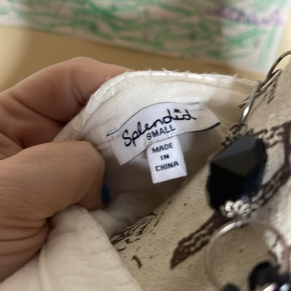 Splendid Maya Gauze Beachy Style Dress, Tie Sleeve - Picture 6 of 6